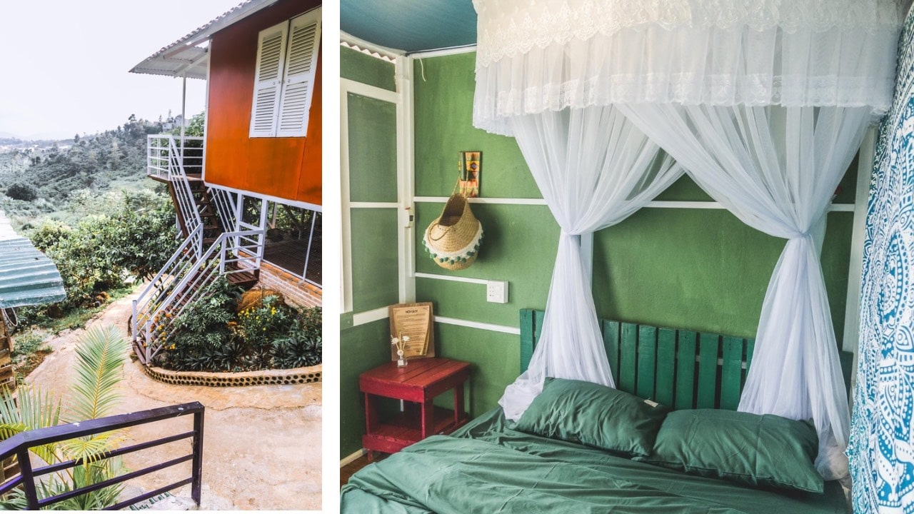 Các ngôi nhà nhỏ với nhiều chủ đề khác nhau - Nguồn: @TheHillHomestay