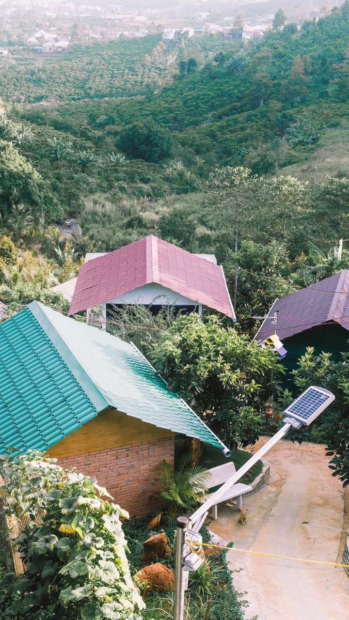 The Hill Homestay Bảo Lộc nằm trên một ngọn đồi nhỏ - Nguồn: @TheHillHomestay