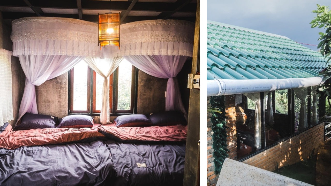 Các ngôi nhà nhỏ với nhiều chủ đề khác nhau - Nguồn: @TheHillHomestay