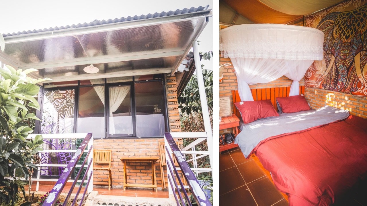 Các ngôi nhà nhỏ với nhiều chủ đề khác nhau - Nguồn: @TheHillHomestay