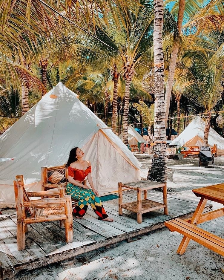 Những góc chụp “chill” hết nấc - Nguồn: @GlampingDaiLanhBeach