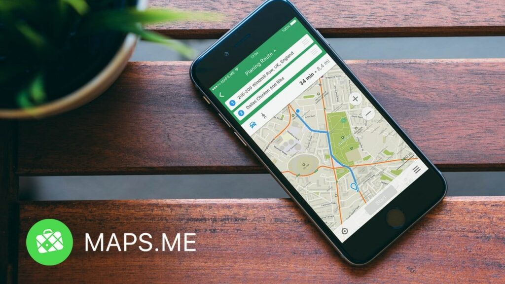 Maps.me là công cụ hữu ích cho dân đam mê xê dịch – Nguồn: Coin68