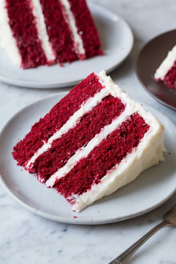 Red velvet cake có thể làm hài lòng bất cứ vị thực khách khó tính nào - Nguồn: cookingclassy.com