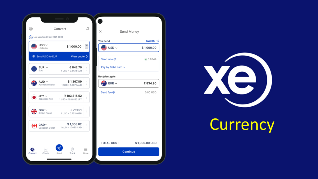 XE Currency là ứng dụng thiết yếu cho chuyến du lịch nước ngoài của bạn – Nguồn: Internet