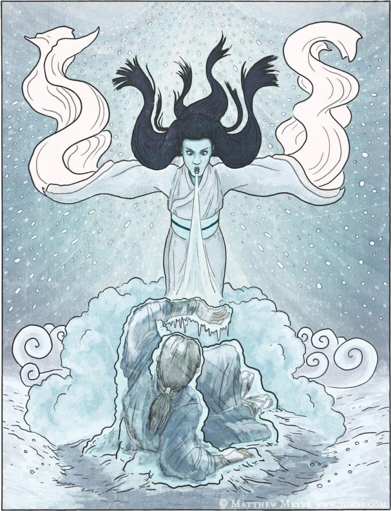 Yuki Onna - nguồn: yokai.com