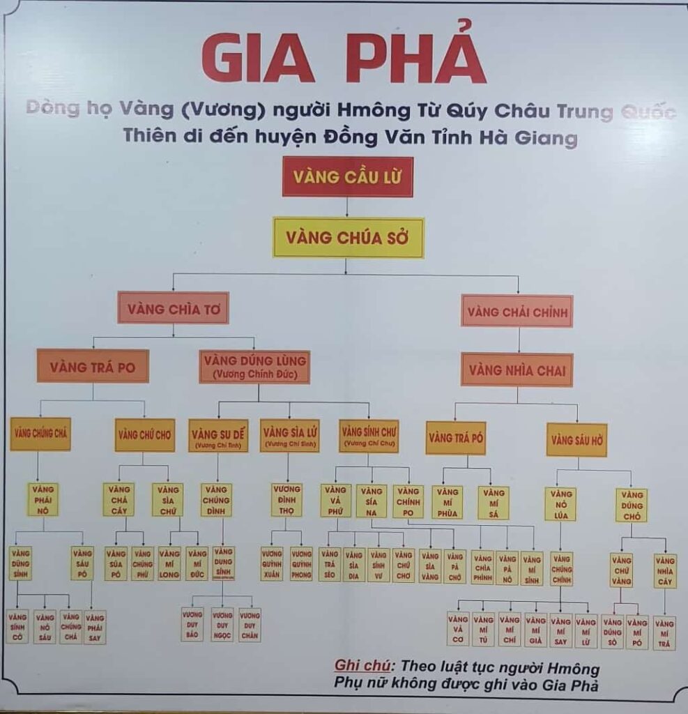 Gia phả gia đình họ Vương sẽ lý giải được vì sao Dinh thự này lại rộng lớn vô cùng – Nguồn: Internet