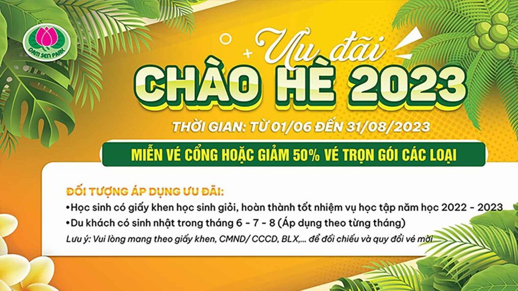 Chương trình ưu đãi HÈ 2023 của Đầm Sen